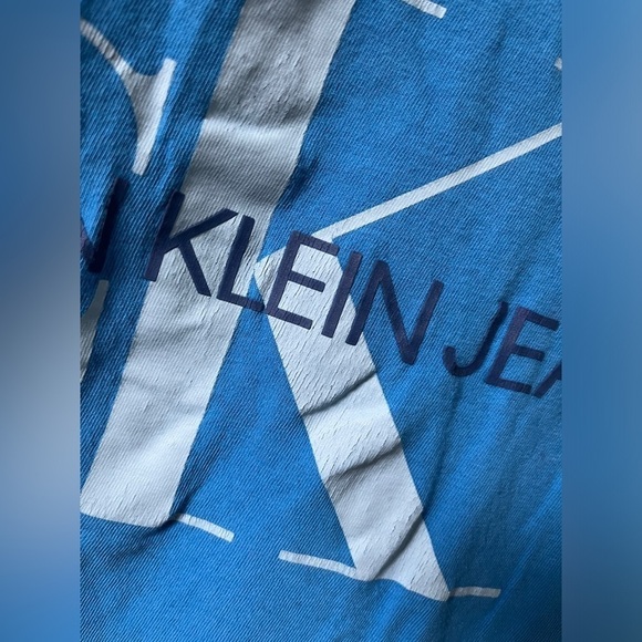 Calvin Klein jeans, classic blue T-shirt mens size xxl - Picture 3 of 5